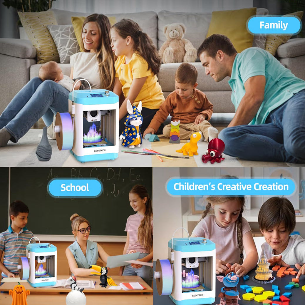 GEEETECH M1 3D Printer for Kids and Beginners