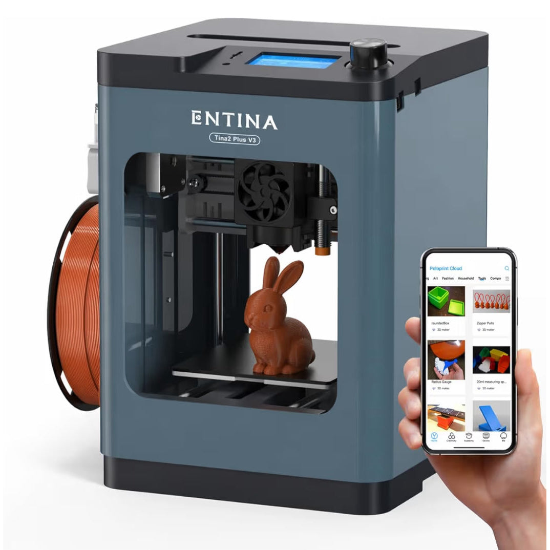 Entina Tina2 Plus Smart 3D Printers with 250MM/S Fast Printing